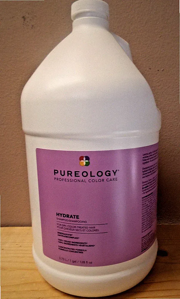 Pureology Hydrate Shampoo For Dry, Color Treated Hair 3.75 L /1gal/128 floz